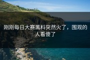 刚刚每日大赛黑料突然火了，围观的人看傻了